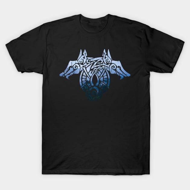 Fenrir, he who dwells in the marshes T-Shirt by DanielVind
